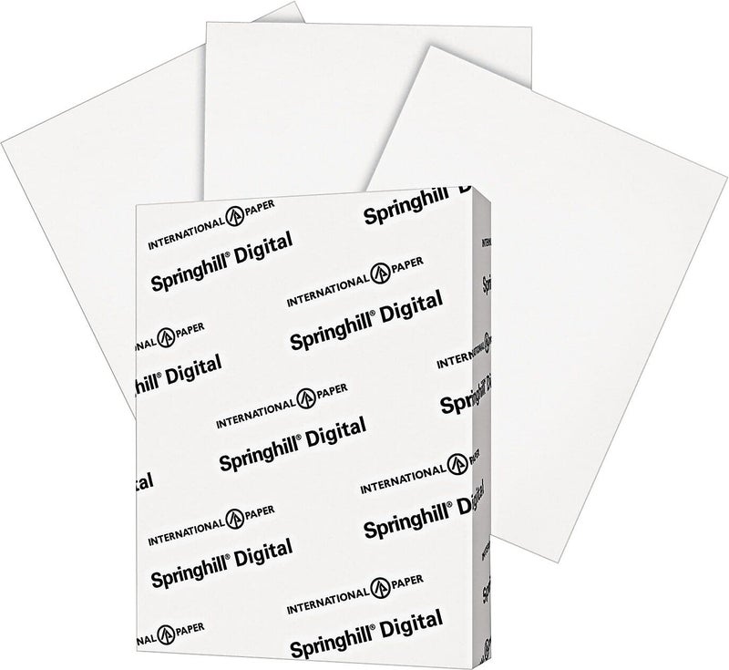 Springhill White 8.5â€ x 11â€ Cardstock Paper, 90lb, 163gsm, 250 Sheets (1 Ream) â€“ Premium Lightweight Cardstock, Printer Paper with Smooth Finish for Greeting Cards, Flyers, Scrapbooking â€“ 015101R - Image 2
